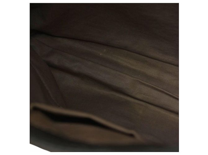 Borsa Messenger VN Intrecciato di Bottega Veneta Marrone Nero - vista 9