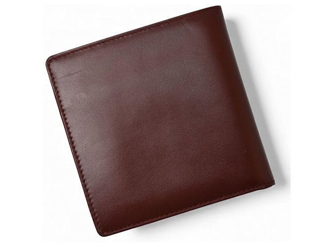 Portafoglio bi-fold Must de Cartier da uomo in bordeaux - vista 4