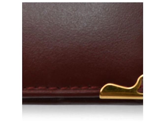 Portafoglio bi-fold Must de Cartier da uomo in bordeaux - vista 5