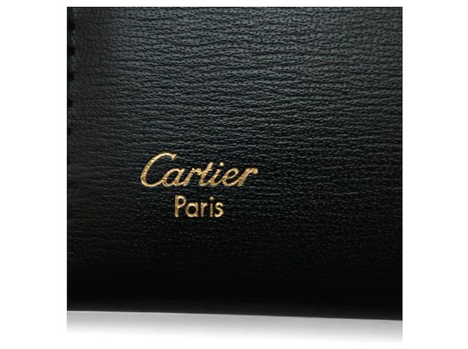 Tarjetero de cuero negro Cartier Pasha - vista 7