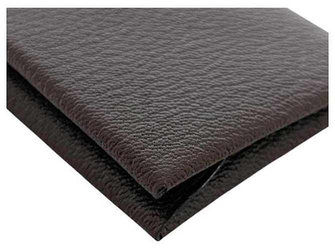 Billetera bi-fold Calvi Duo de Hermès Castaño Azul - vista 6