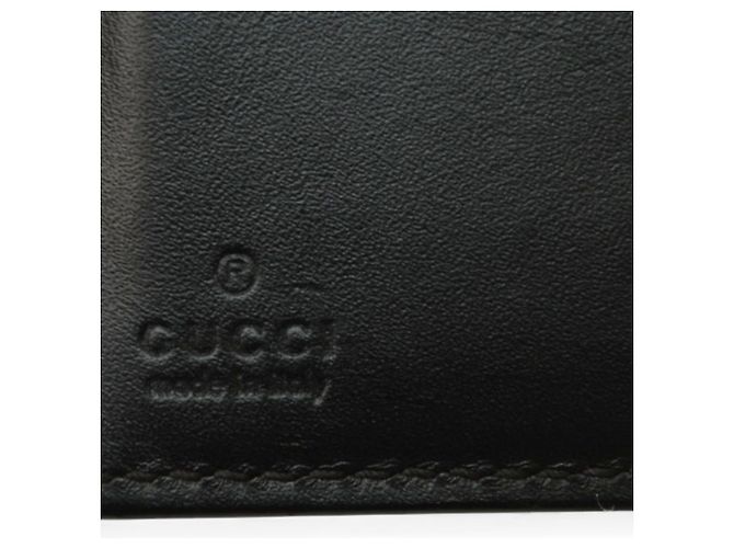 Portefeuille bifold pour homme Gucci Noir Rouge - vue 6
