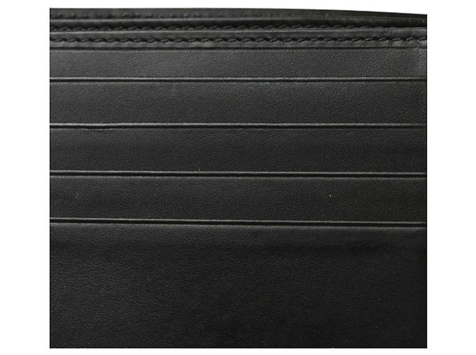 Portefeuille bifold pour homme Gucci Noir Rouge - vue 7