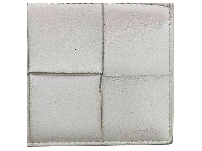 Monedero de cuero blanco Bottega Veneta - vista 6
