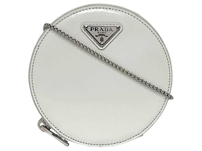 Borsa a spalla mini pochette bianca Prada Bianco - vista 2