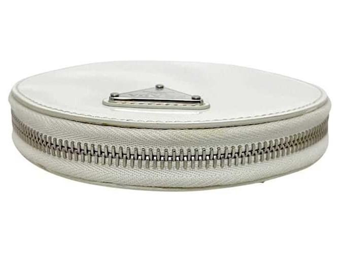 Borsa a spalla mini pochette bianca Prada Bianco - vista 5