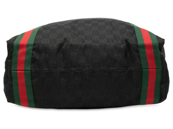 Gucci Schwarze GG Canvas Tote - Ansicht 3