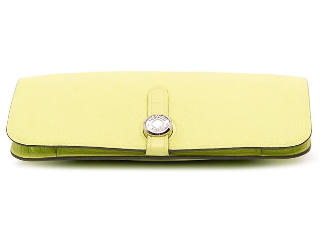 Cartera Duo Dogon GM en Togo Amarillo Hermès - vista 3