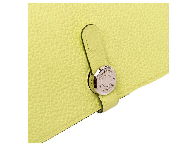 Cartera Duo Dogon GM en Togo Amarillo Hermès - vista 6