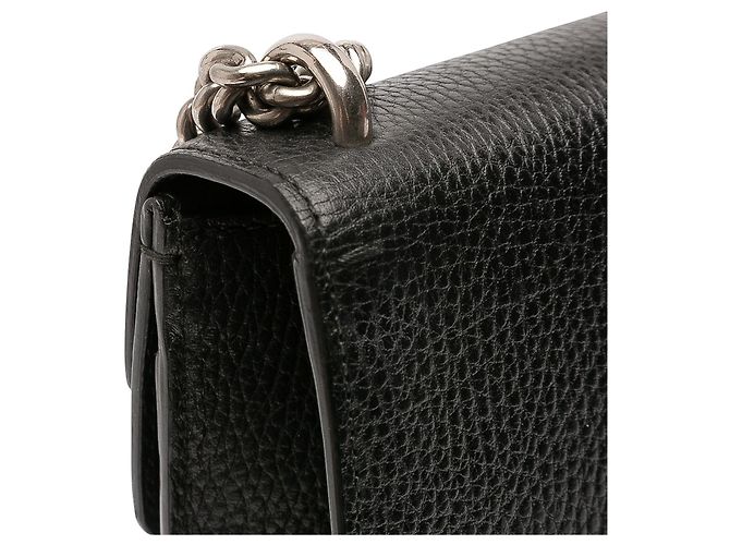 Gucci Kleine Schwarze Leder Dionysus Umhängetasche - Ansicht 10