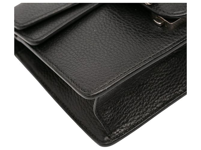 Gucci Kleine Schwarze Leder Dionysus Umhängetasche - Ansicht 8