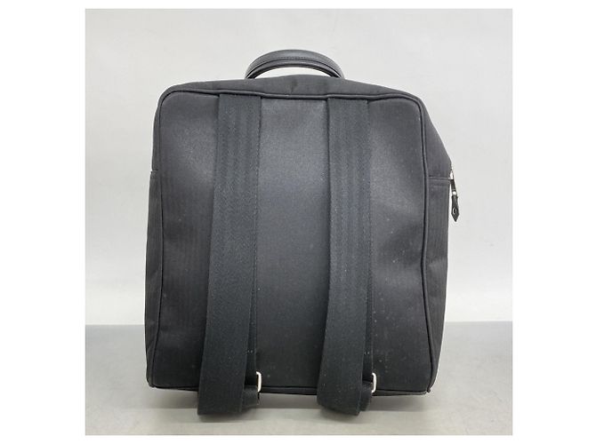 Hermès Acapulco Chevron Rucksack Schwarz - Ansicht 10