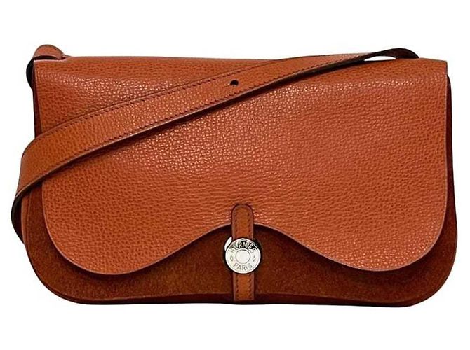 Borsa a Spalla Colorado PM di Hermès in Arancione - vista 2