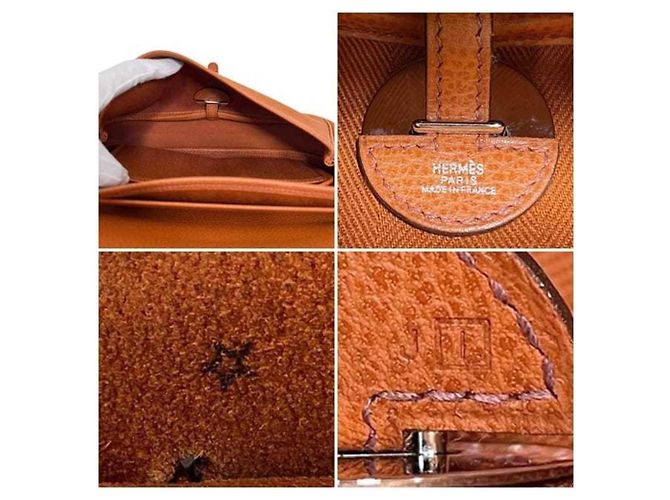 Borsa a Spalla Colorado PM di Hermès in Arancione - vista 7