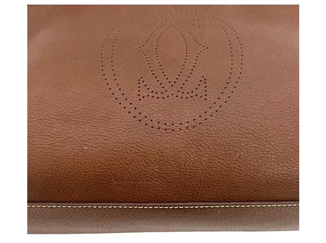 Borsa Cartier Marcello in pelle marrone - vista 9