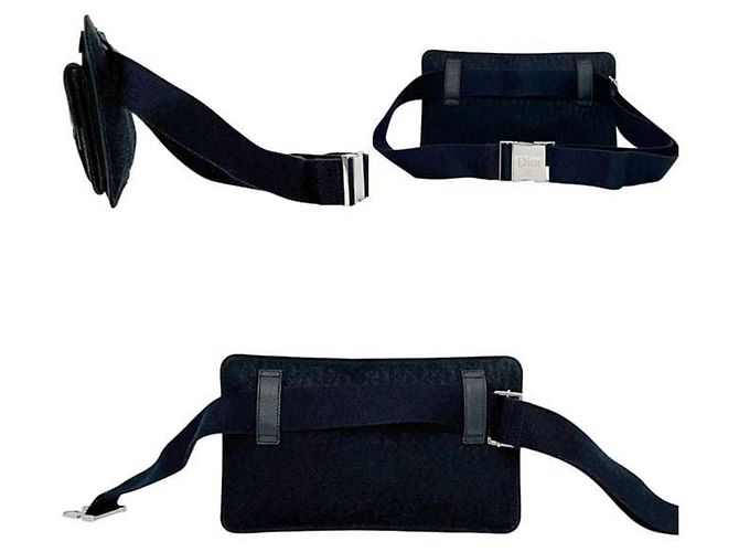Marsupio nero Christian Dior - vista 3