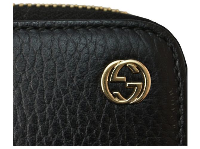Cartera larga de cuero negro Gucci - vista 4