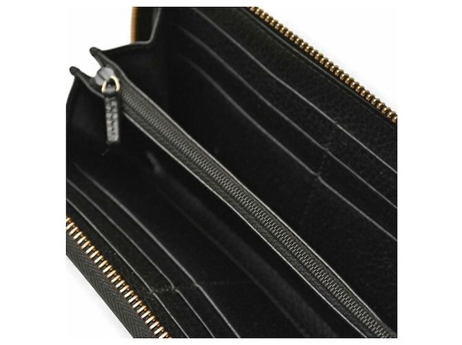 Cartera larga de cuero negro Gucci - vista 7