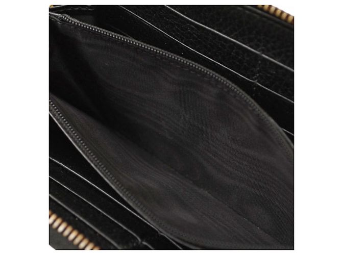 Cartera larga de cuero negro Gucci - vista 8