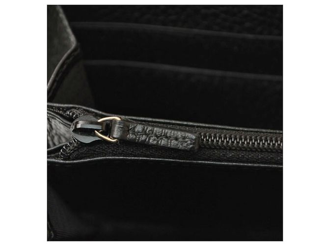 Cartera larga de cuero negro Gucci - vista 9