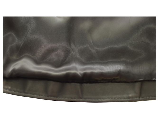Louis Vuitton 1AGJEO Shearling Collar Evening Black Leather Biker Jacket 5 700€ - view 9
