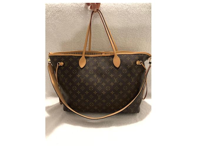 Louis Vuitton Neverfull MM Monogram Marrone - vista 2