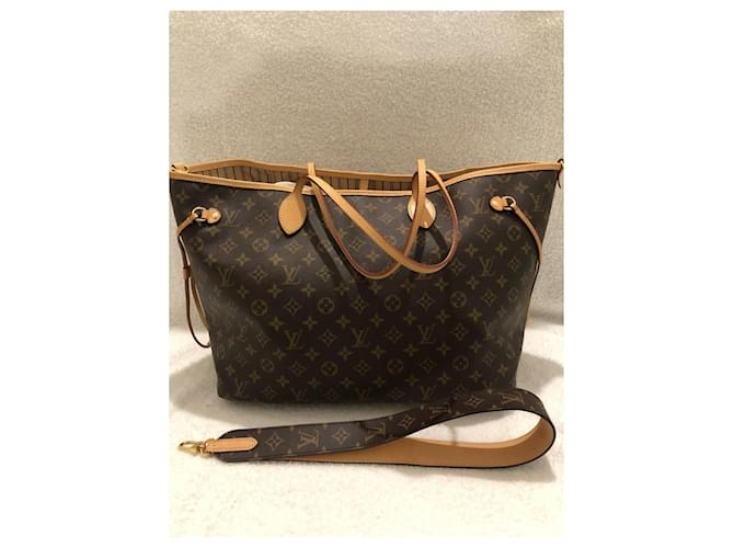 Louis Vuitton Neverfull MM Monogram Marrone - vista 8