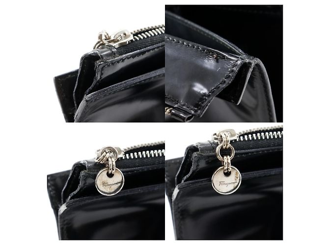 Borsa tote nera e trasparente Salvatore Ferragamo Nero - vista 17