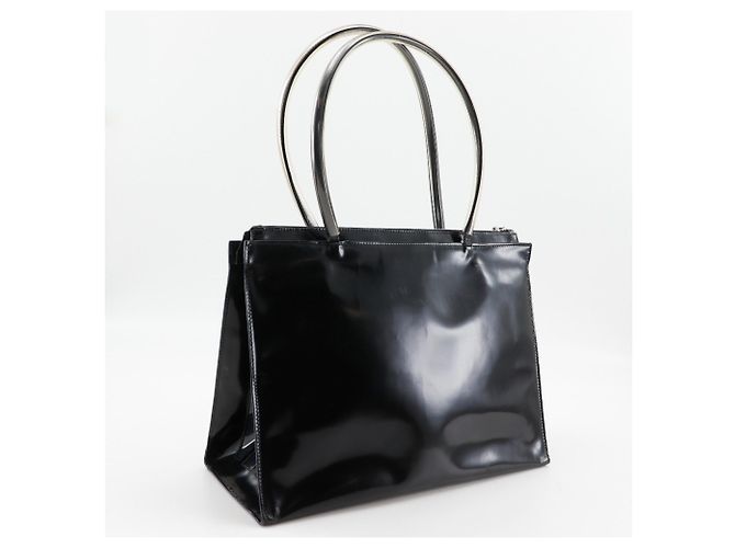 Borsa tote nera e trasparente Salvatore Ferragamo Nero - vista 3