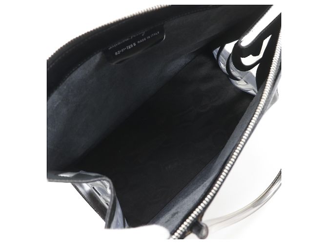 Borsa tote nera e trasparente Salvatore Ferragamo Nero - vista 6
