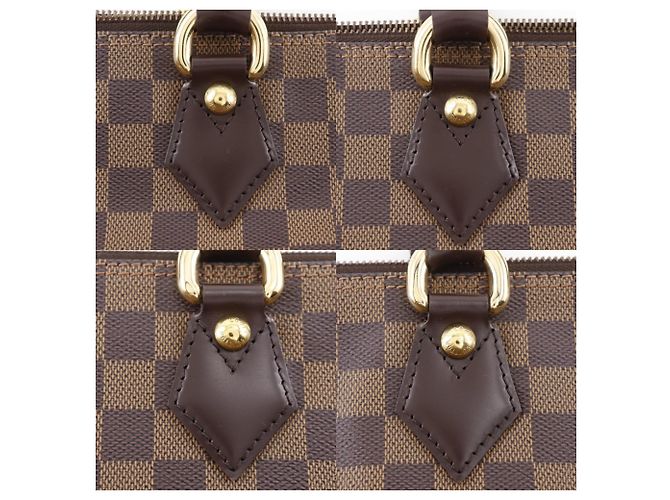 Borsa Tote Saleya PM di Louis Vuitton Marrone - vista 8