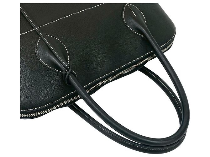 Borsa Hermès Bolide Relax 40 in pelle nera Nero - vista 4