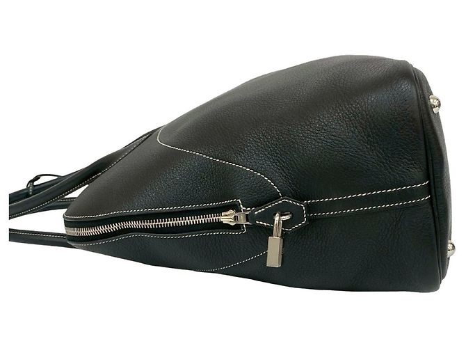 Borsa Hermès Bolide Relax 40 in pelle nera Nero - vista 5