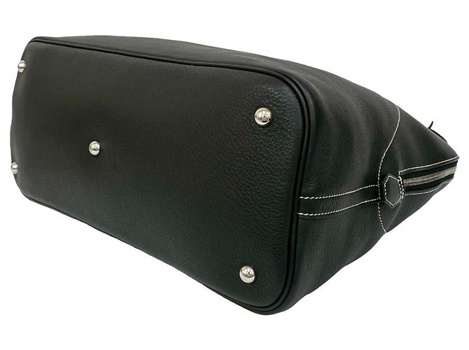 Borsa Hermès Bolide Relax 40 in pelle nera Nero - vista 8