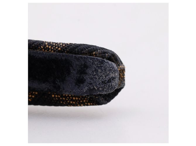 Fascia per capelli in tela nera Fendi Katyusha Nero - vista 10
