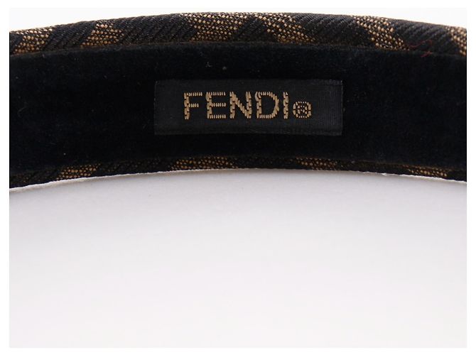 Fascia per capelli in tela nera Fendi Katyusha Nero - vista 5