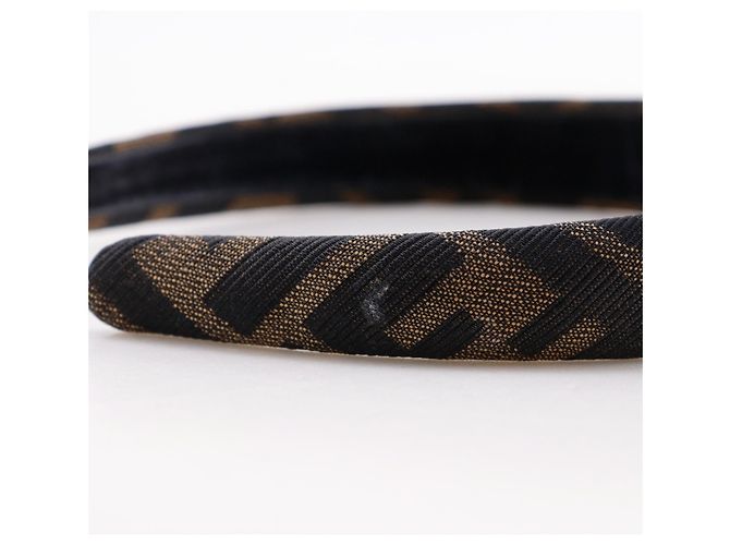 Fascia per capelli in tela nera Fendi Katyusha Nero - vista 6