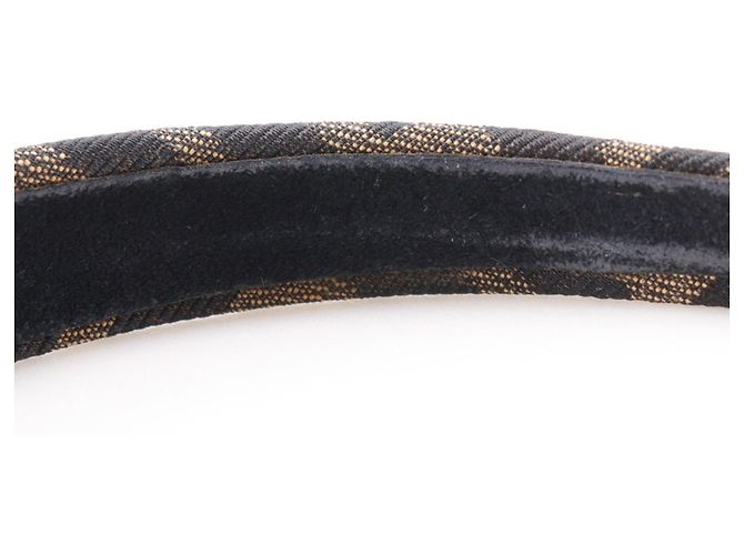 Fascia per capelli in tela nera Fendi Katyusha Nero - vista 8