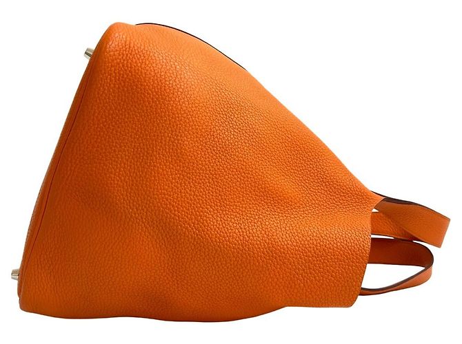 Borsa Hermès Picotin Lock GM arancione - vista 6