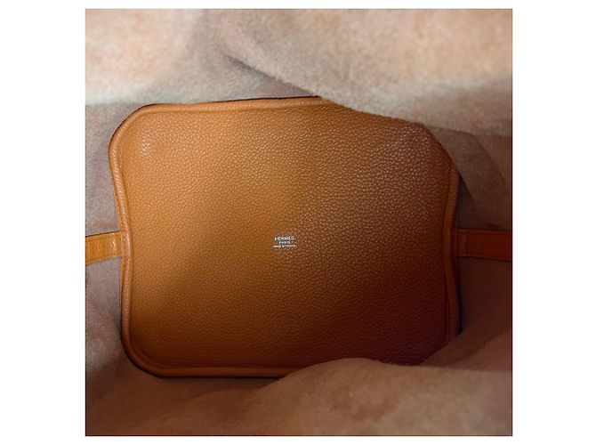 Borsa Hermès Picotin Lock GM arancione - vista 9