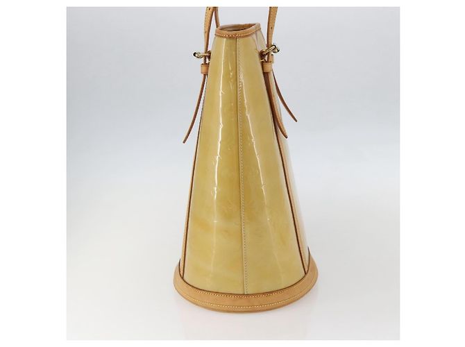 Bucket Borsa a secchiello Louis Vuitton Monogram Vernis GM Beige - vista 3