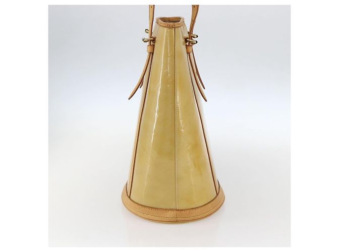 Bucket Borsa a secchiello Louis Vuitton Monogram Vernis GM Beige - vista 4