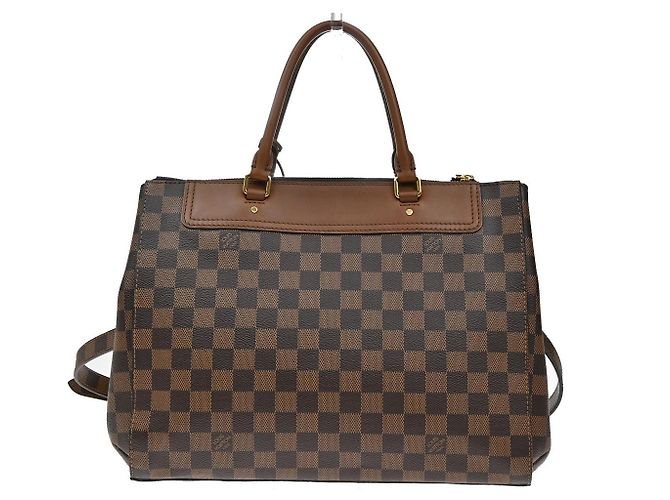 Borsa Greenwich Damier Louis Vuitton Marrone - vista 2