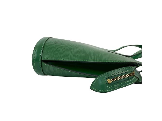 Borsa a mano Louis Vuitton Saint Jacques in pelle Epi Verde - vista 6