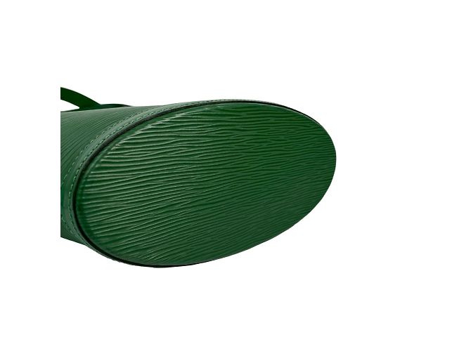 Borsa a mano Louis Vuitton Saint Jacques in pelle Epi Verde - vista 7