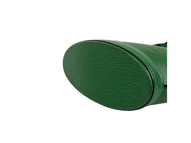 Borsa a mano Louis Vuitton Saint Jacques in pelle Epi Verde - vista 8