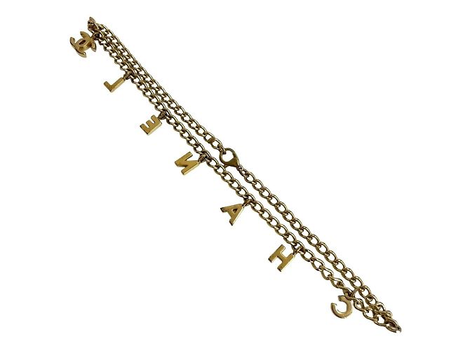Collana a catena placcata oro con motivo logo Coco Mark vintage di Chanel D'oro - vista 5