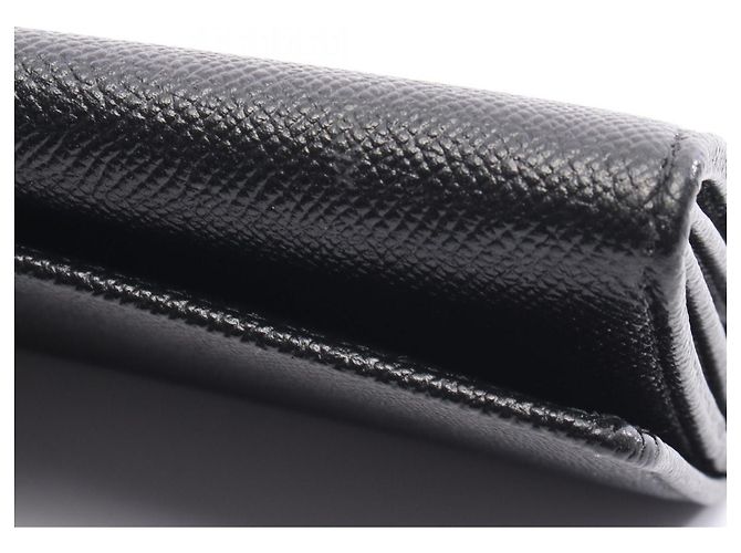 Bulgari Bvlgari Men's Leather Long Wallet Black - view 5