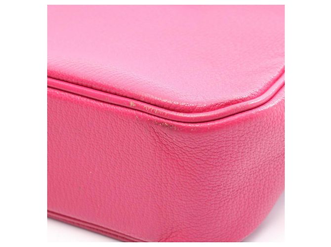 Borsa Hermès Plume Elan 28 in rosa - vista 12