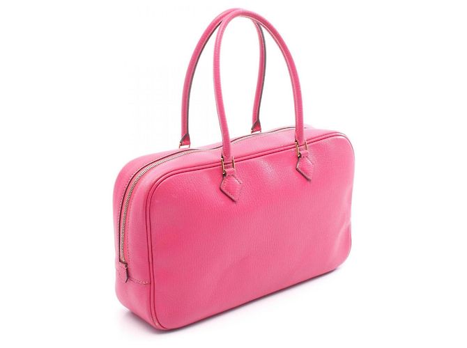Borsa Hermès Plume Elan 28 in rosa - vista 2